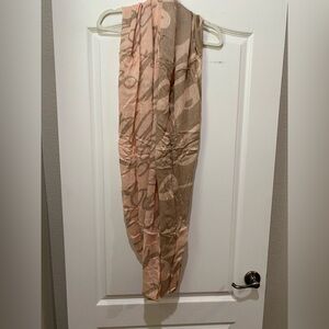 Express Beige and Brown Scarf